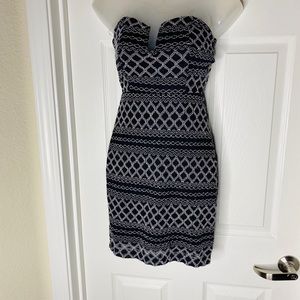 JUSTFAB BLack/White Dress